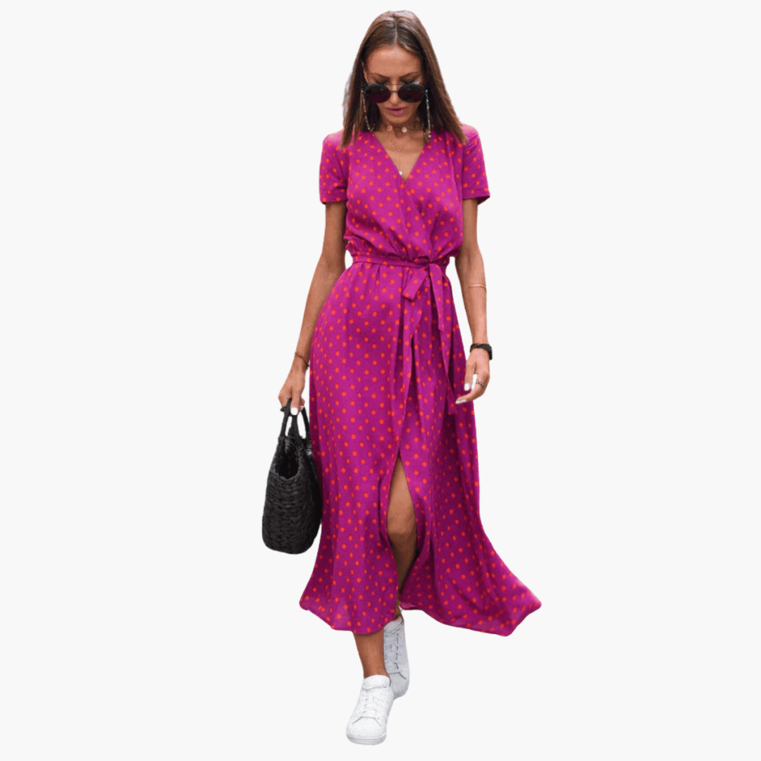 Emma | Elegant slå-om-kjole